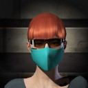 Redhead with Sunglasses