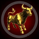 Gold Carebear Bull