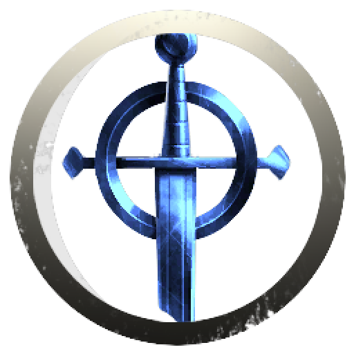 Blue Sword Circle Table