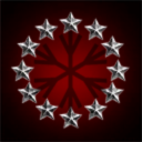 The glow of the dark moon